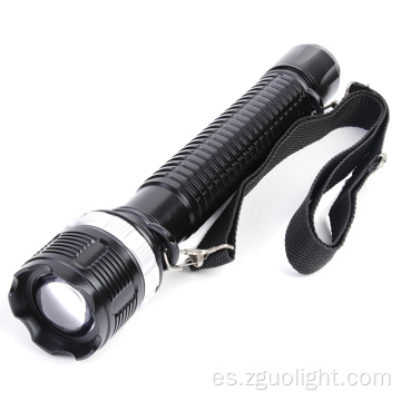 Antorcha de aluminio Multi 1W LED Linterna Policía Zoomable